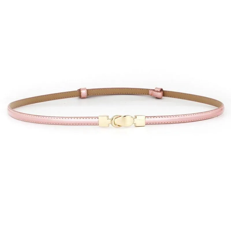 Ceinture en cuir pour femme, modèle Thuasca