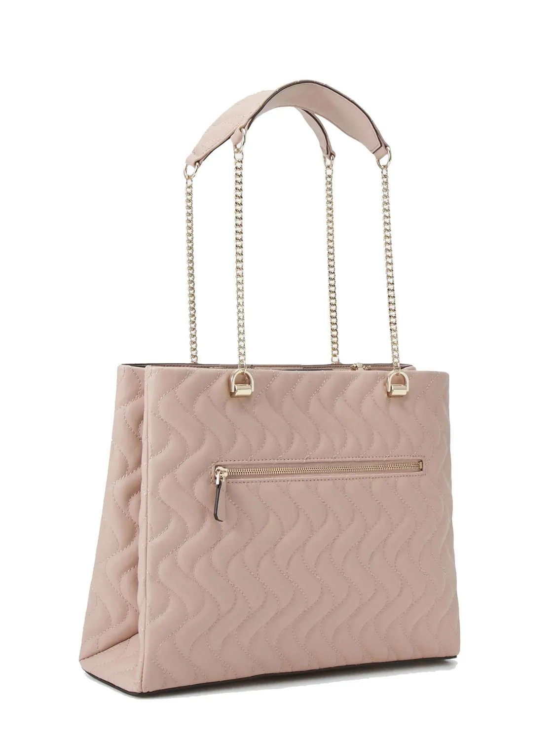Guess Eco Mai Sac Shopping À Bandoulière Bois De Rose - Achetez À Prix Outlet!
