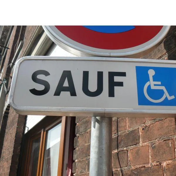 Panonceau d'indication m6h sauf pmr