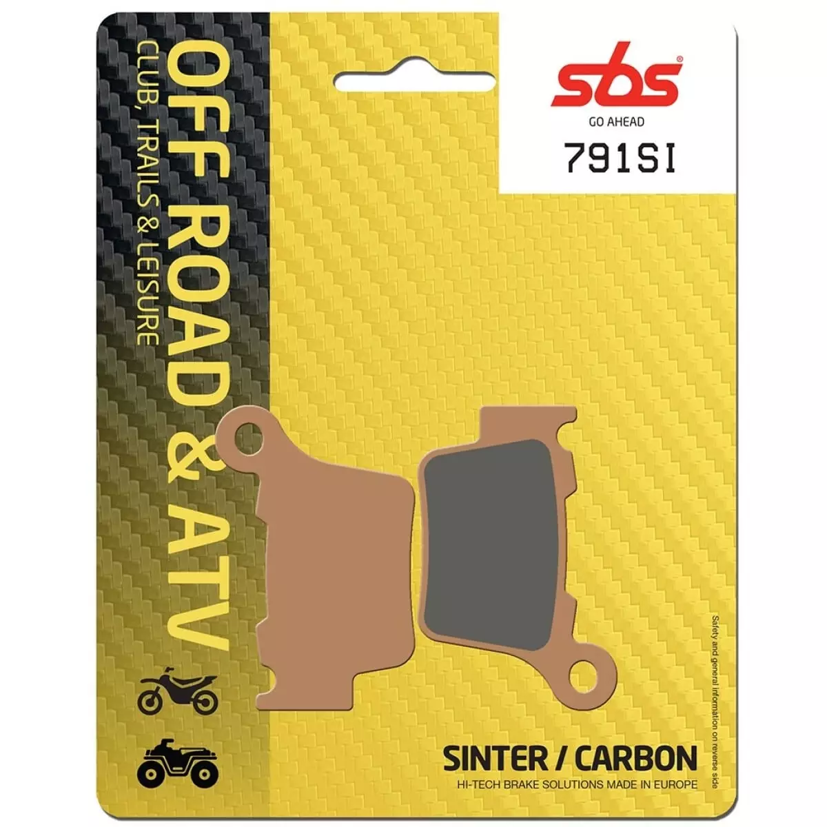Plaquettes De Frein SBS 791SI - Plaquettes de frein