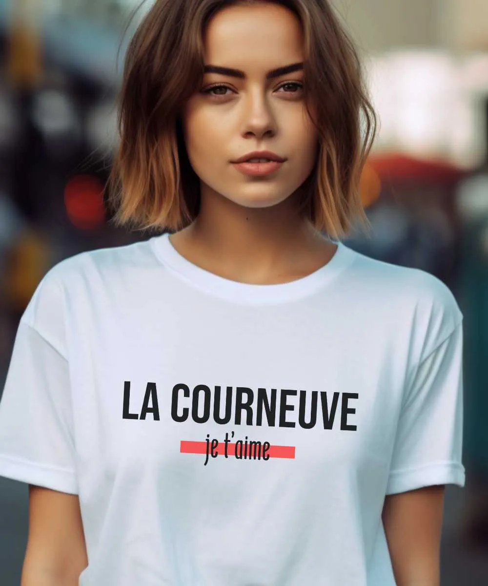 T-Shirt La Courneuve je t'aime