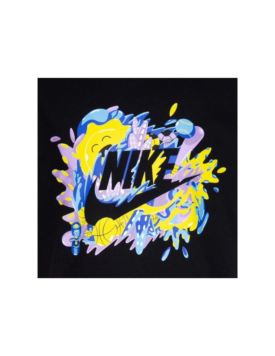 T-shirt Nike Futura Sport Splash T-Shirt noir pour garçon