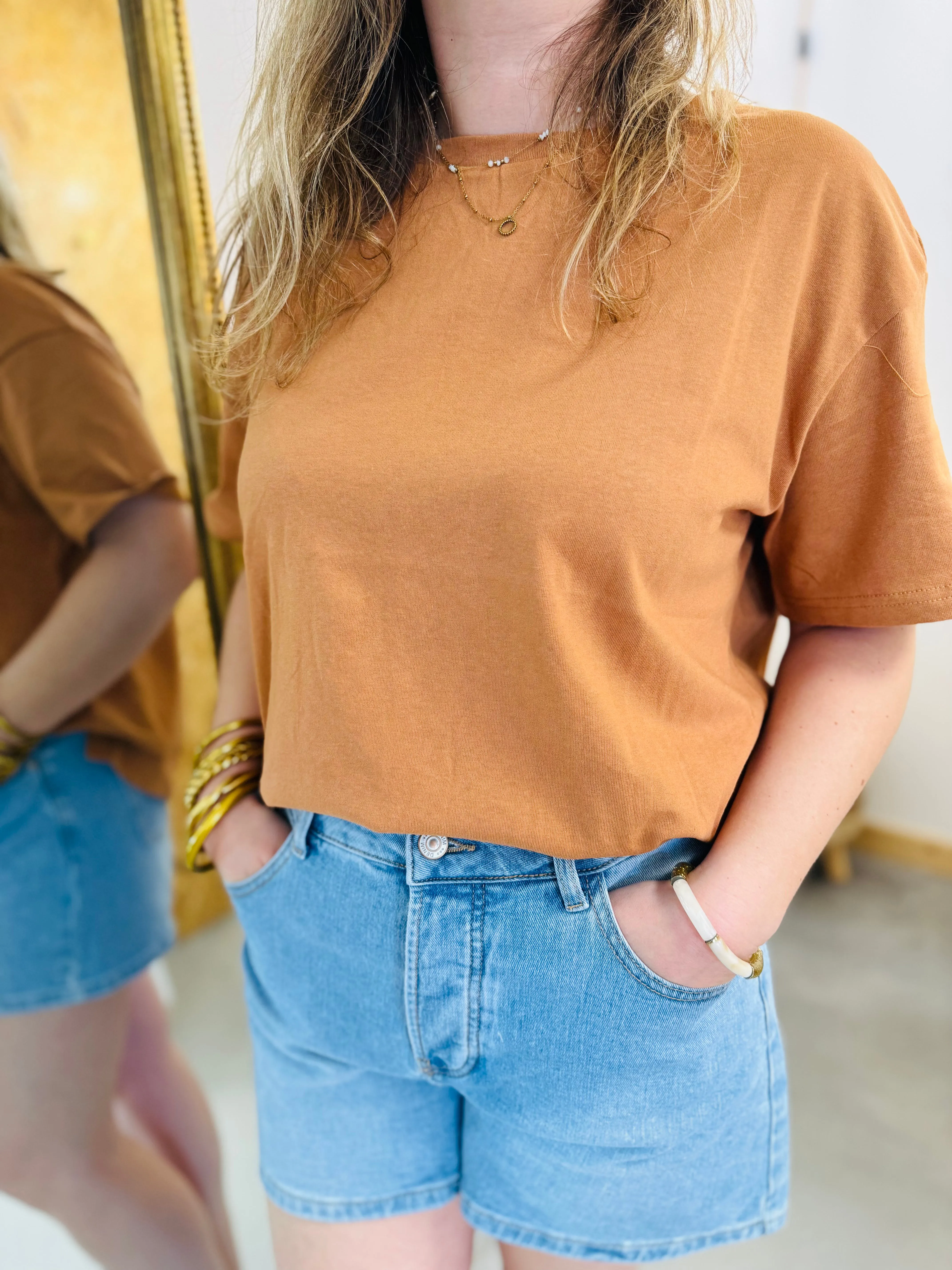 T-shirt Zoe - Camel
