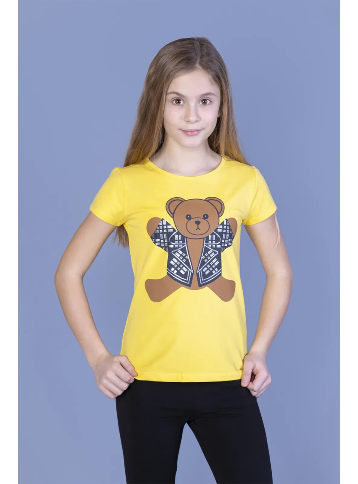Yellow - Girls` T-Shirt